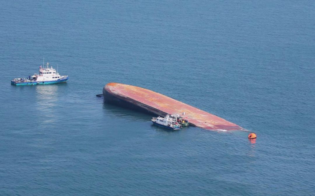 Over 8000 vessels automatically alerted of hazardous wreck while entering Singapore Strait