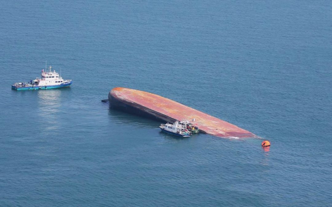 Dredger Cai Jun 3 sinks March 12, 2017