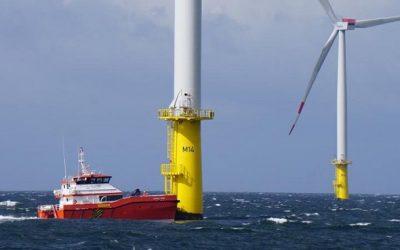 NJORD FORSETI collision with offshore wind turbine